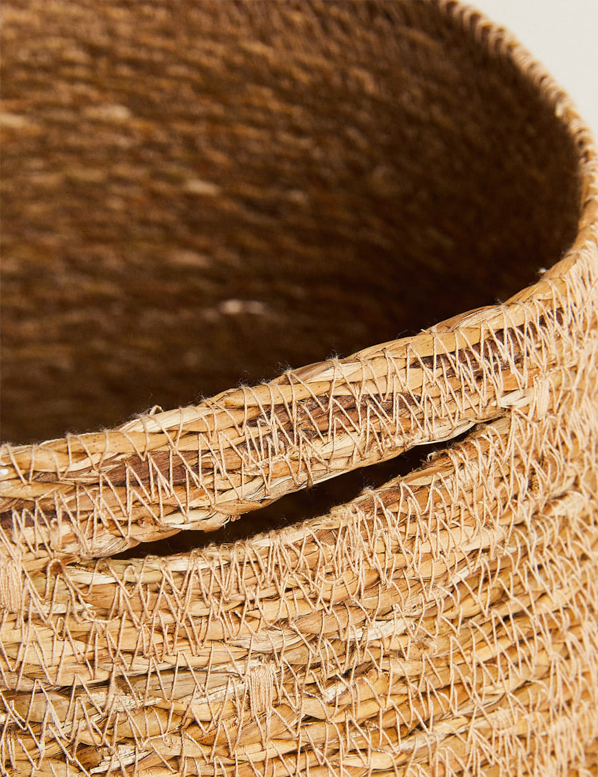 ست سبد حصیری زیکزی